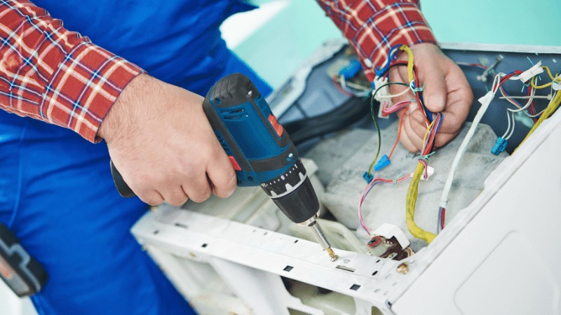 Sincan Beko Beko çamaşır makinesi kart tamiri – Su almama arızası orijinal parça ile giderildi. - Teknik servis örneği