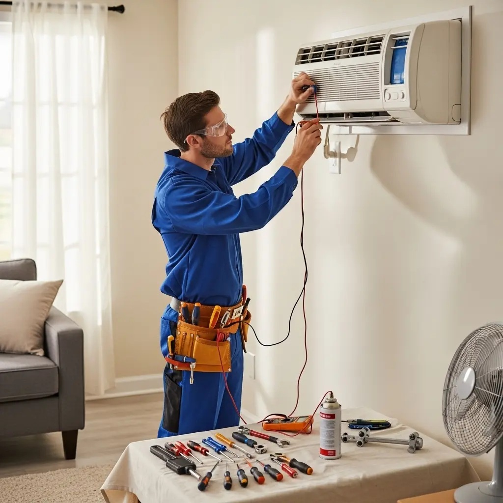 Sincan Beko Beko klima gaz dolumu ve bakım – Enerji verimliliği artırıldı. - Teknik servis örneği